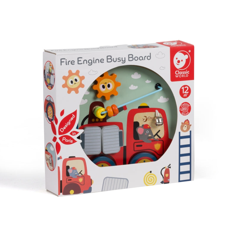 CLASSIC WORLD 6-in-1 multifunctionele brandweerauto speelbord
