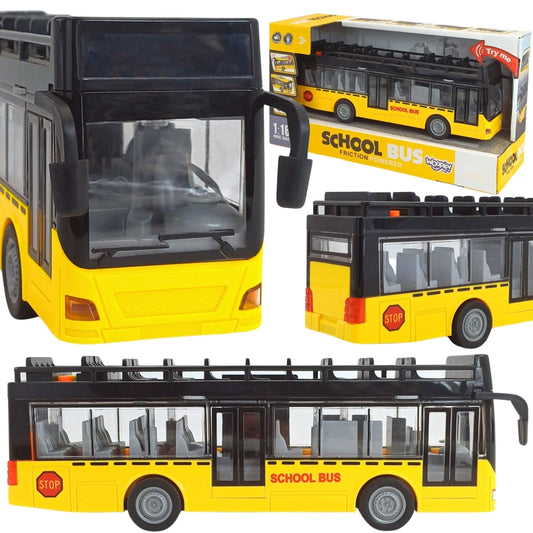 WOOPIE Speelgoed Bus met Licht en Openende Deuren