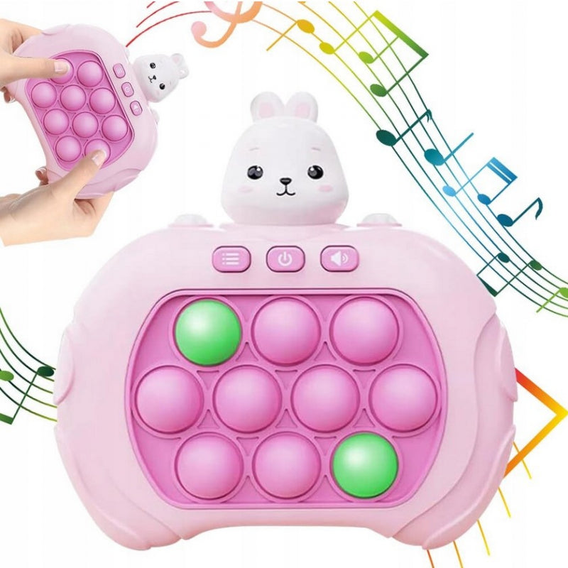 WOOPIE Fidget Spel POP IT roze Konijn, Antistress
