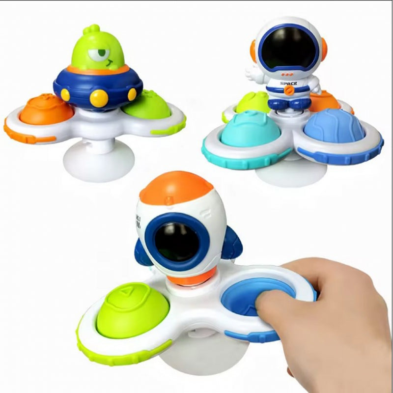 WOOPIE Kosmische Fidget Spinner Pop-it – set van 3 - Voor baby’s!
