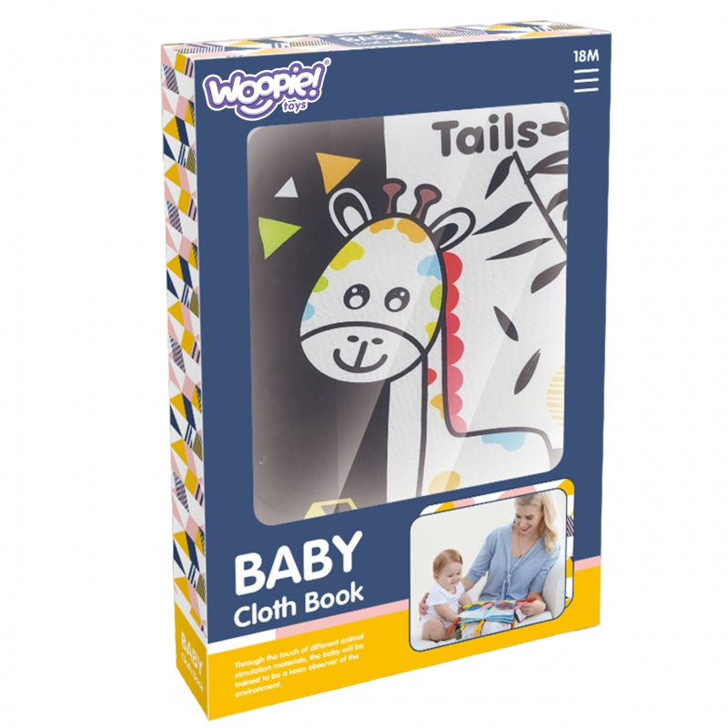 WOOPIE BABY Contrastboekje – Sensorisch Boekje voor Baby's (Engels)