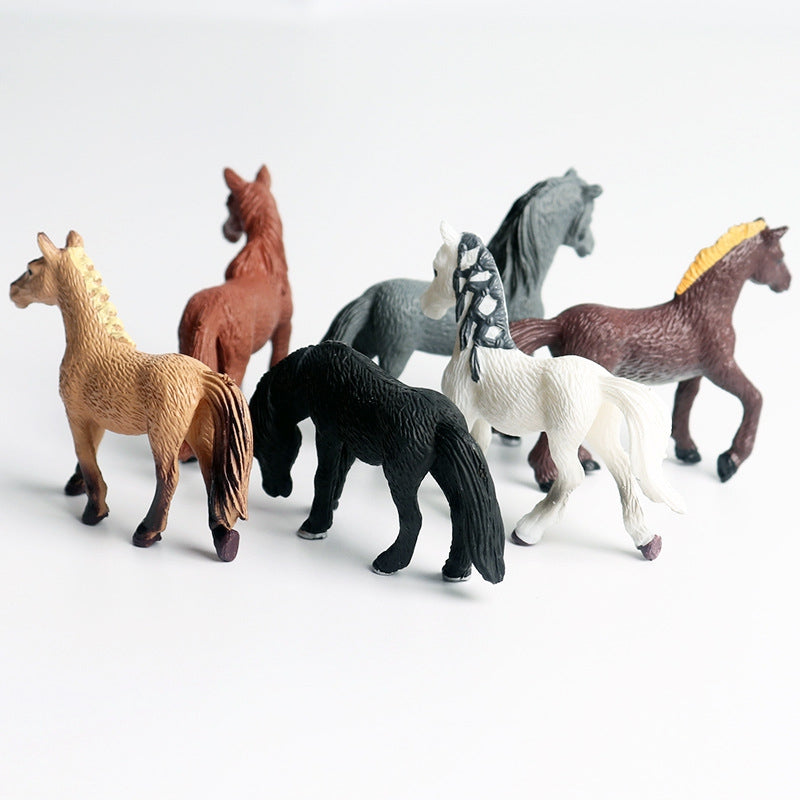 WOOPIE Speelgoed Paardenfiguurtjes set van 16 stuks