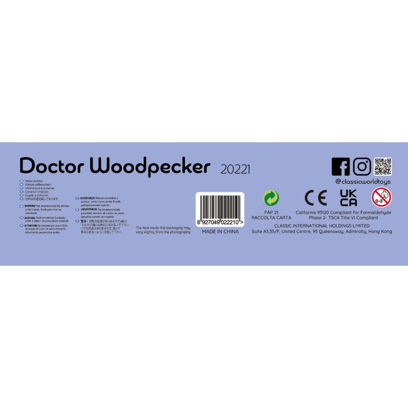 CLASSIC WORLD Magnetisch Behendigheidsspel Vang het Beestje 16 stuks