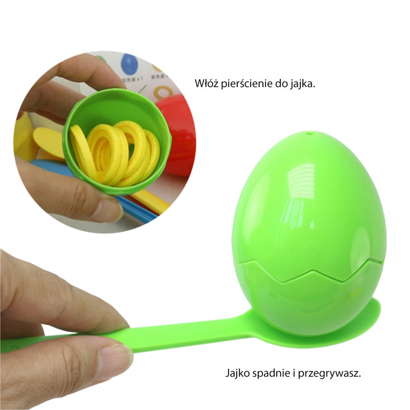 WOOPIE Balancerende Eieren spel, Behendigheidsspel