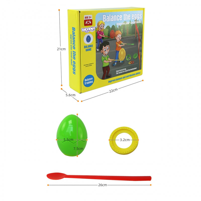 WOOPIE Balancerende Eieren spel, Behendigheidsspel