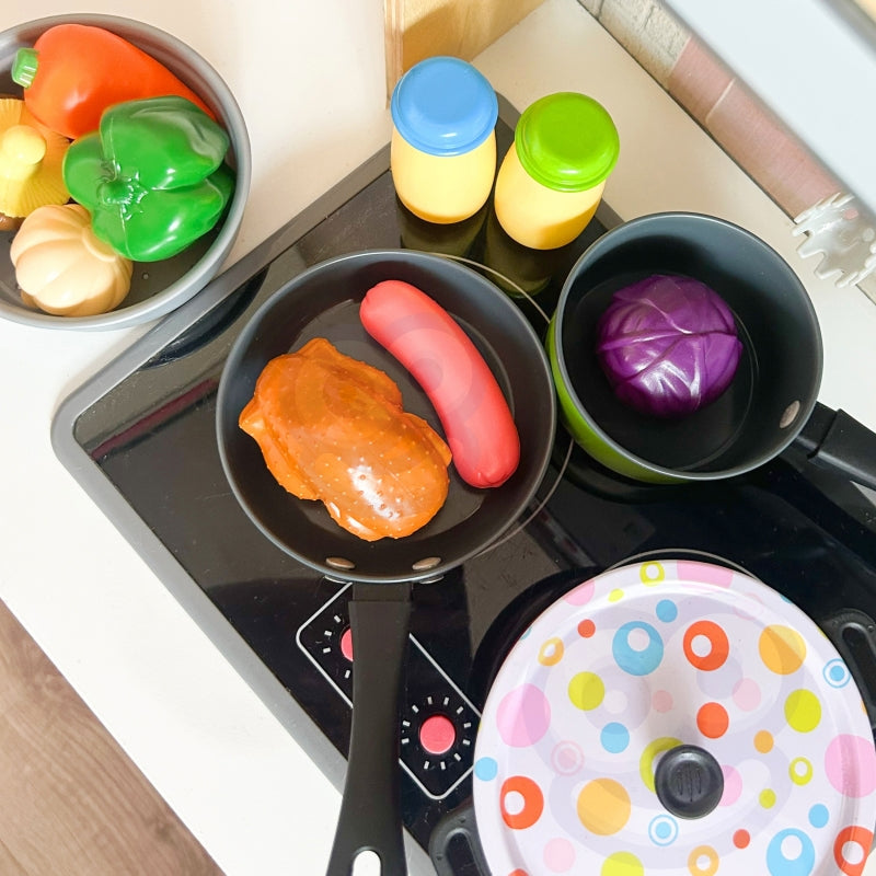 WOOPIE XXL Speelgoed Keuken set - Chef -  Keukentoebehoren en Accessoires – 22 stuks