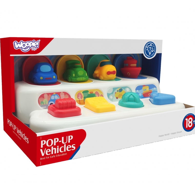 WOOPIE Educatief Speelgoed Pop-up Voertuigen voor baby's