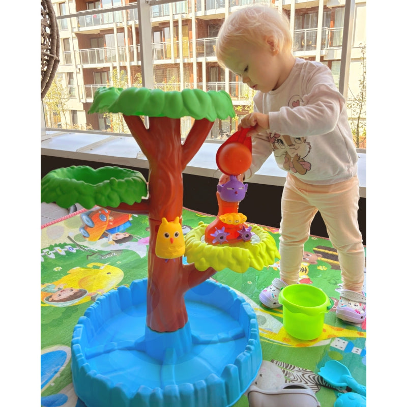WOOPIE 2-in-1 Zand- en Watertafel - Zandbak- In vorm van Boom