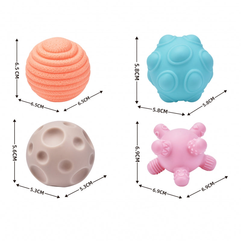 WOOPIE BABY Flexibele Sensorische sorteer Kubus - Verrassende Vormen - 5 stuks