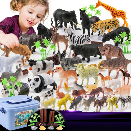 WOOPIE diverse Dieren figuren en beeldjes  XXL – 58 stuks