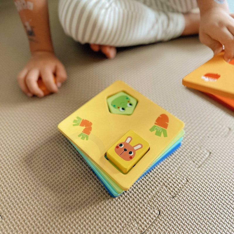 TOOKY TOY Dieren Vormen en Kleuren Puzzel - 6 Planken