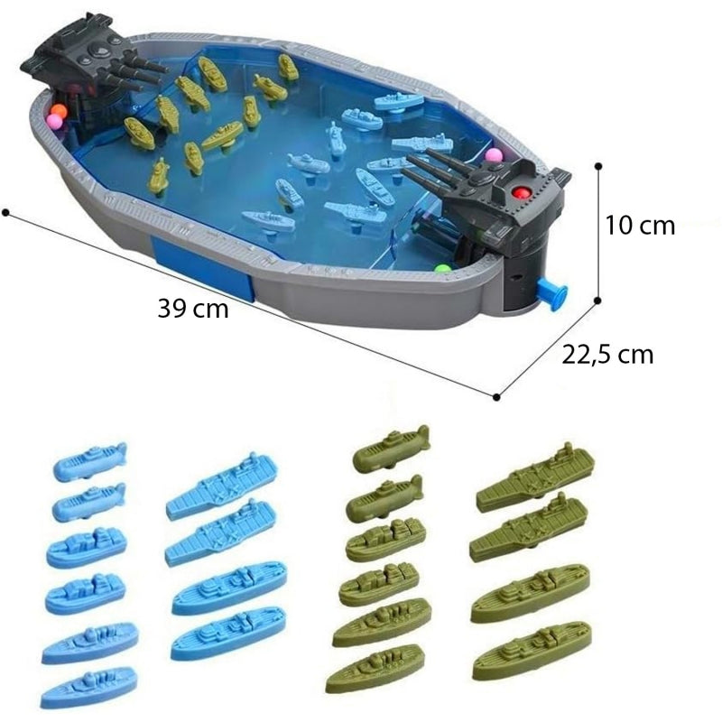 WOOPIE Zeeslag – 3D Schepen met Kogelwerper
