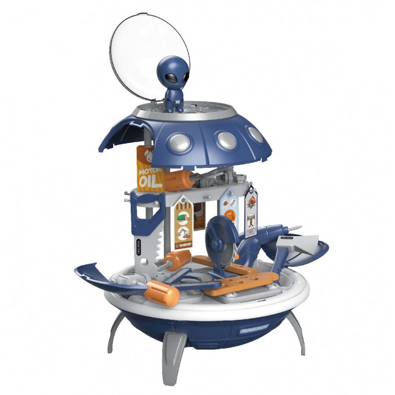 WOOPIE 3-in-1 Werkplaats Rugzak Projector UFO – 52 stuks