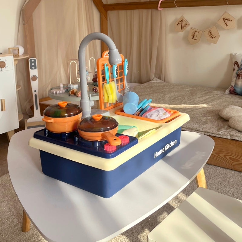 WOOPIE  2-in-1 Speelgoed kinderkookset met gootsteen
