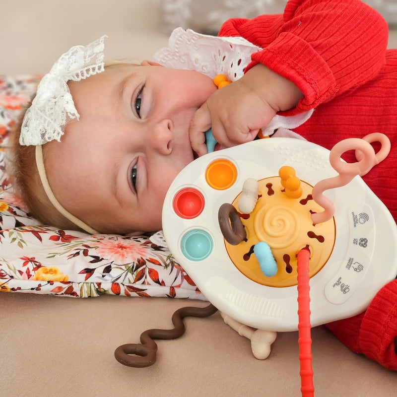 WOOPIE BABY Bijtring, Rammelaar & Multifunctioneel UFO voor baby's