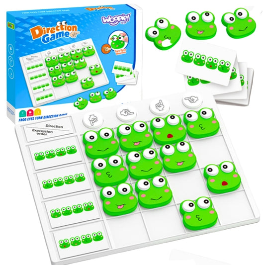 WOOPIE Spel Puzzel Kikkeroogjes spel - Gezichtsuitdrukkingen spel - Vanaf 3 jaar