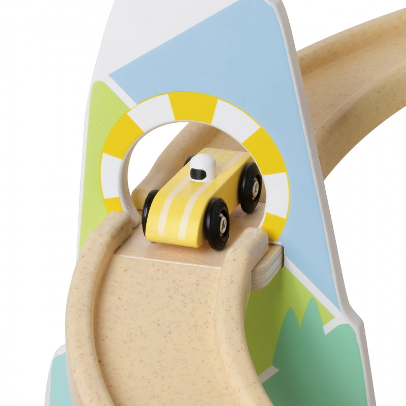 CLASSIC WORLD Houten Racebaan met thema berglandschap