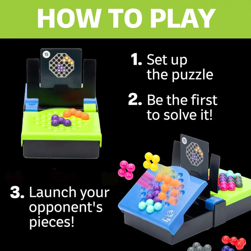 WOOPIE IQ Strategie Spel met 80 uitdagingen voor 2 spelers