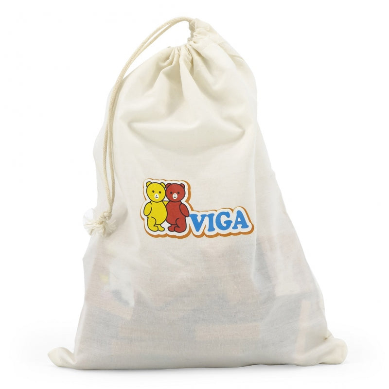 VIGA Houten Magnetische Dierenpuzzel