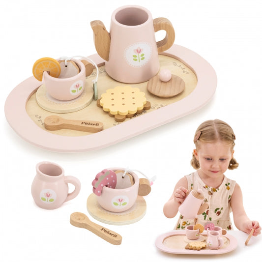 VIGA Houten speelgoed Theeset