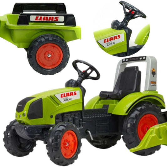 FALK Grote speelgoed Traptractor met Aanhanger – Vanaf 3 Jaar