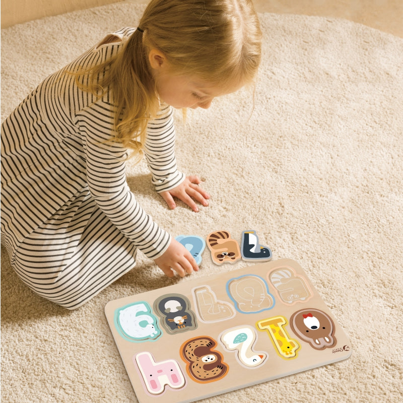 CLASSIC WORLD Houten Numerieke Getallen Puzzel - 11 stuks