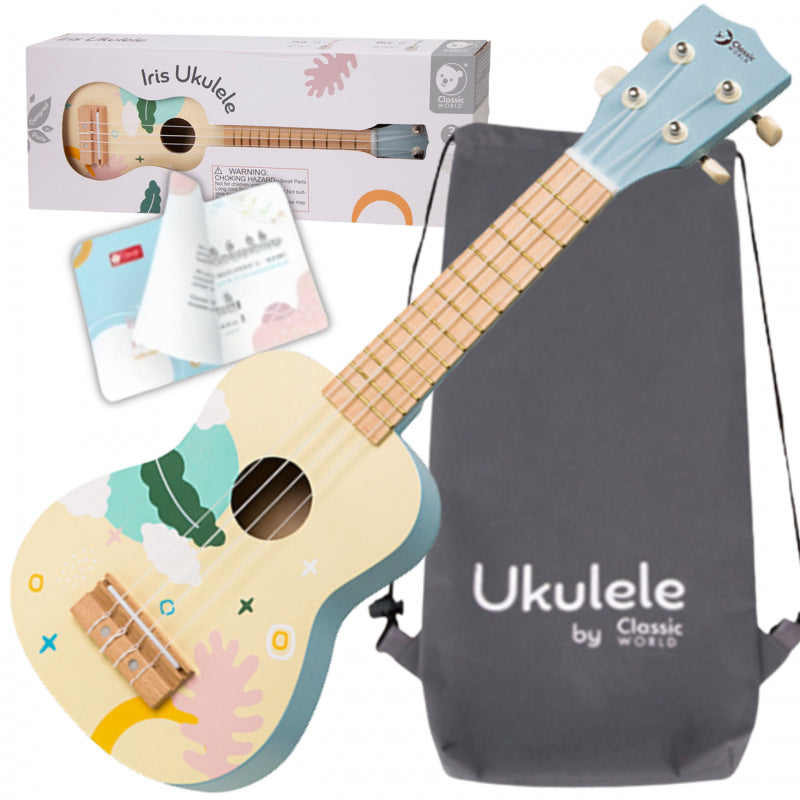 CLASSIC WORLD Houten Gitaar voor Kinderen - Blauw