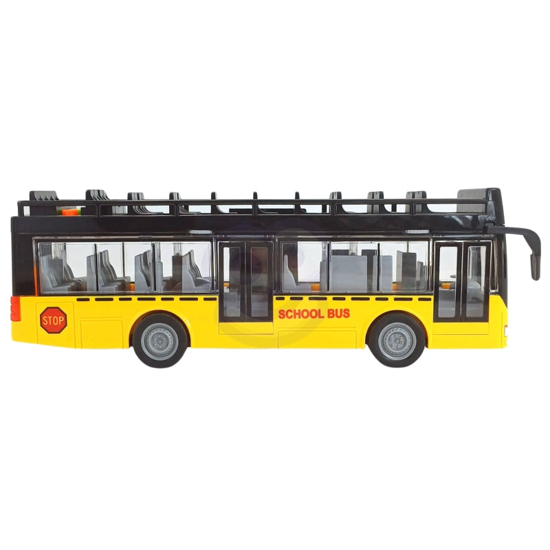 WOOPIE Speelgoed Bus met Licht en Openende Deuren
