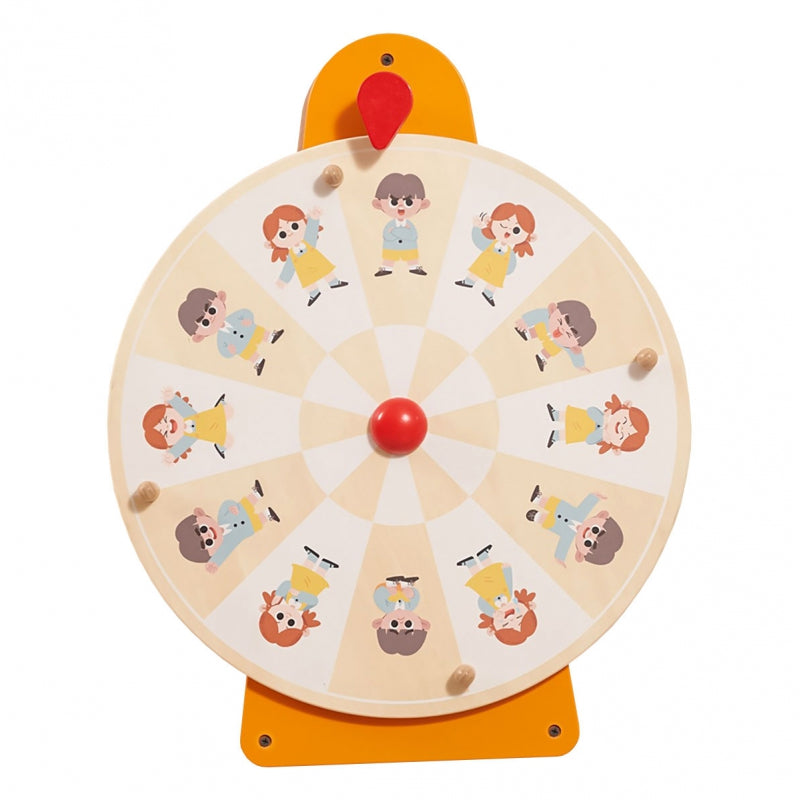 VIGA  Emotie rad met FSC Certificaat - Herken emoties - Montessori speelgoed