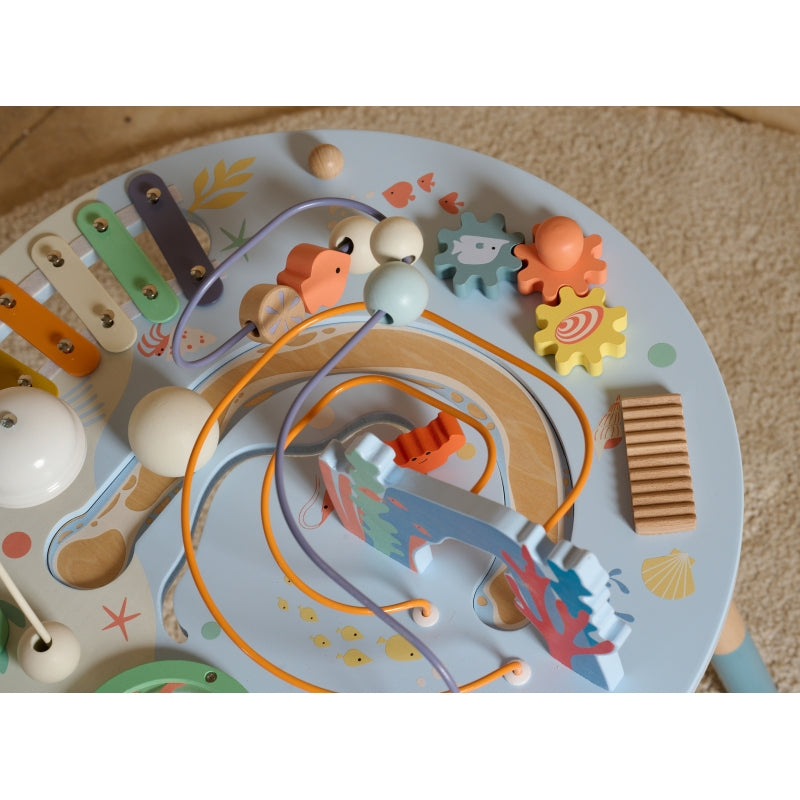 CLASSIC WORLD Houten Activiteitentafel "Sea Life" Thema met geluid