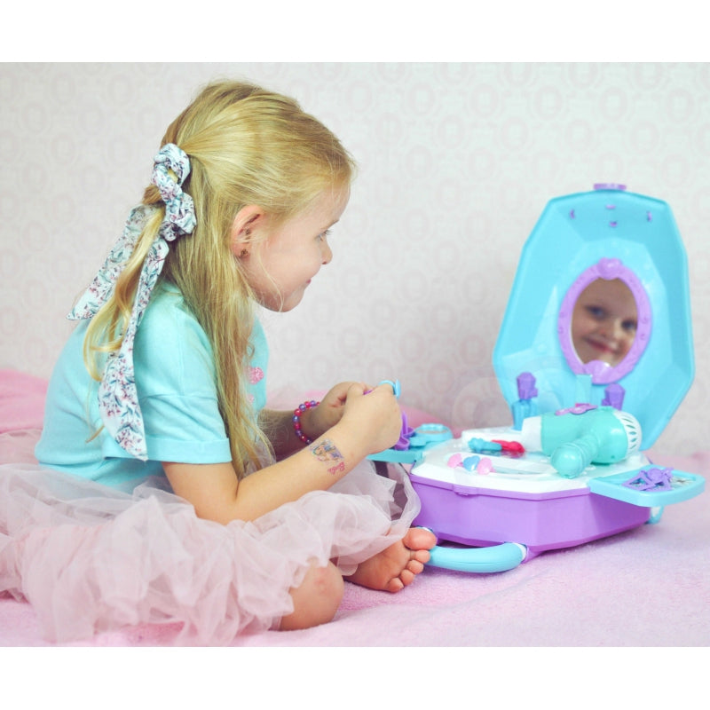 WOOPIE 2-in-1 Speelgoed Schoonheidssalon in een Koffer