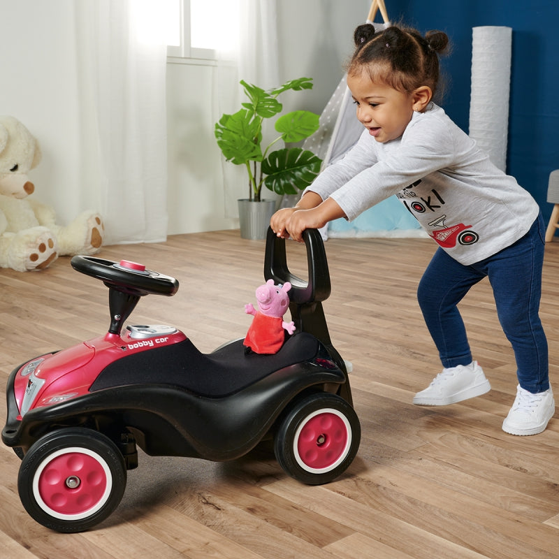 BIG Handvat en Rugsteun voor Bobby Car Loopwagen zwart