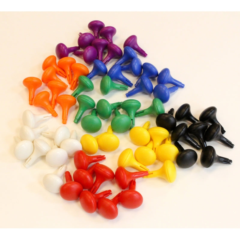 MASTERKIDZ Kleurrijke Jumbo-pinnen voor STEM-bord - 64 stuks en 8 kleuren