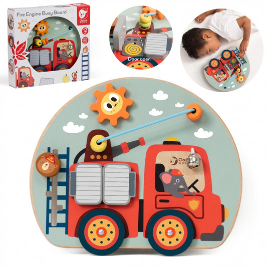 CLASSIC WORLD 6-in-1 multifunctionele brandweerauto speelbord