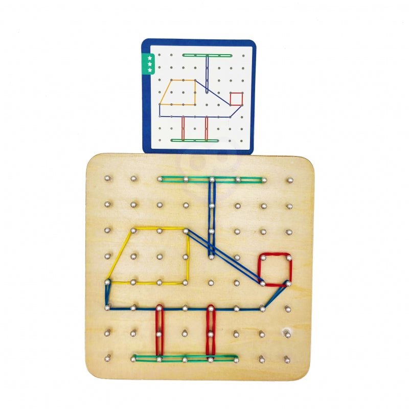 WOOPIE Elastieken Houten Puzzel 69 stuks
