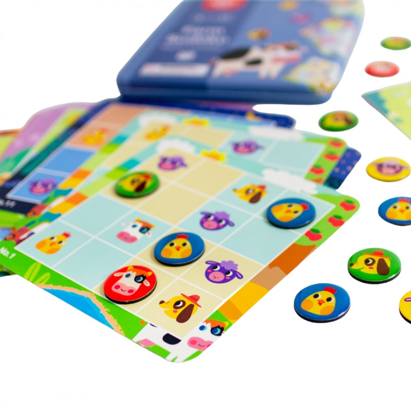 TOOKY TOY Boerderij Sudoku-spel voor kinderen