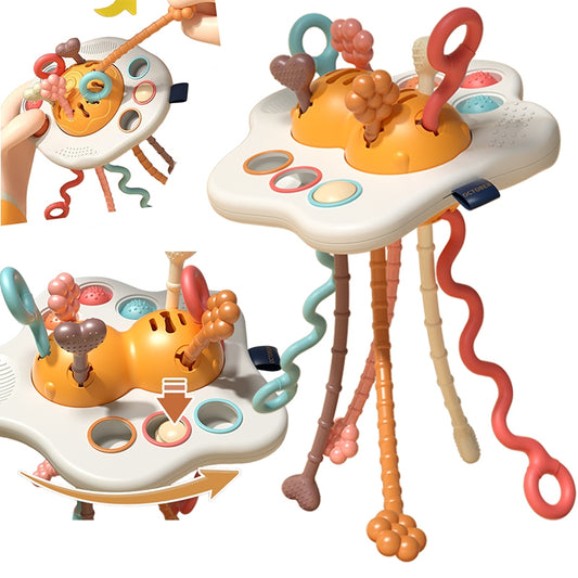 WOOPIE BABY Bijtring, Rammelaar & Multifunctioneel UFO voor baby's