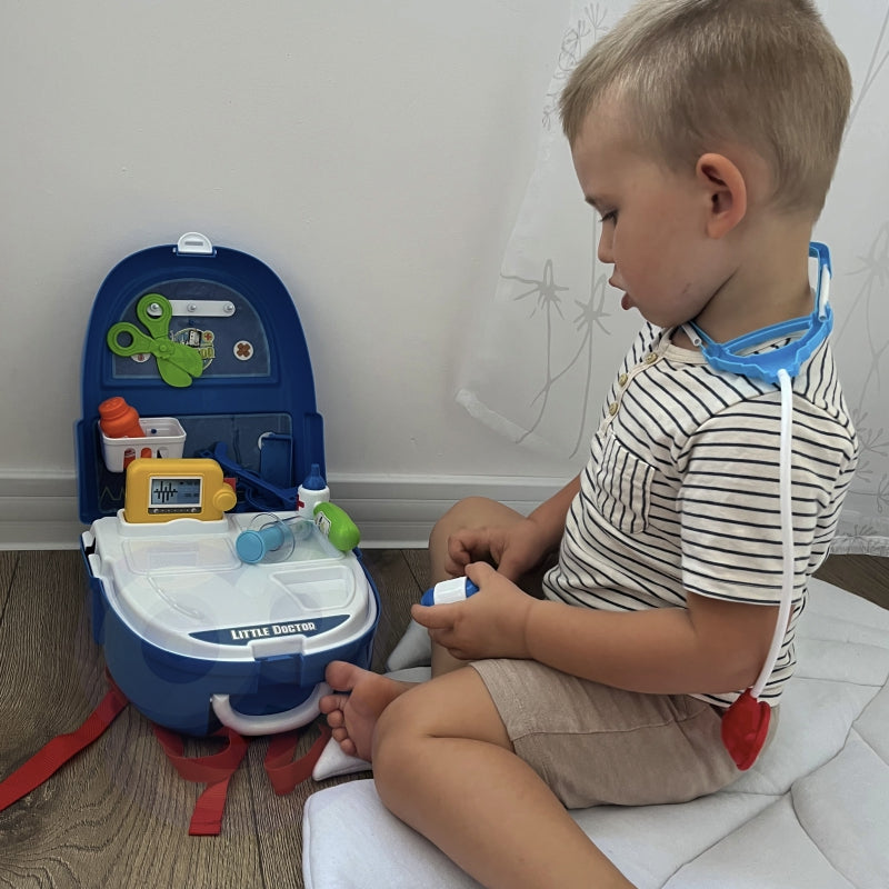 WOOPIE  Kleine Dokter in Rugzak speelgoed set 18 stuks