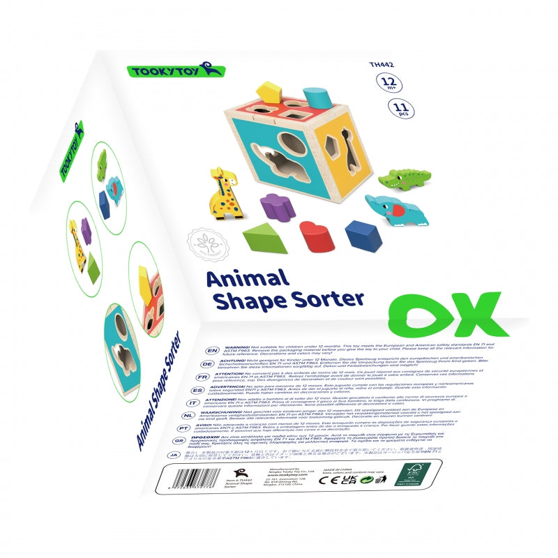 TOOKY TOY Houten Camper met Figuren en Camping
