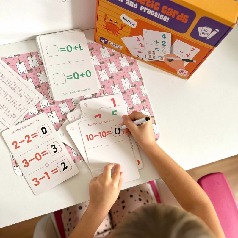 WOOPIE Educatieve Kaarten spel, Flashcards voor het Leren van Tellen