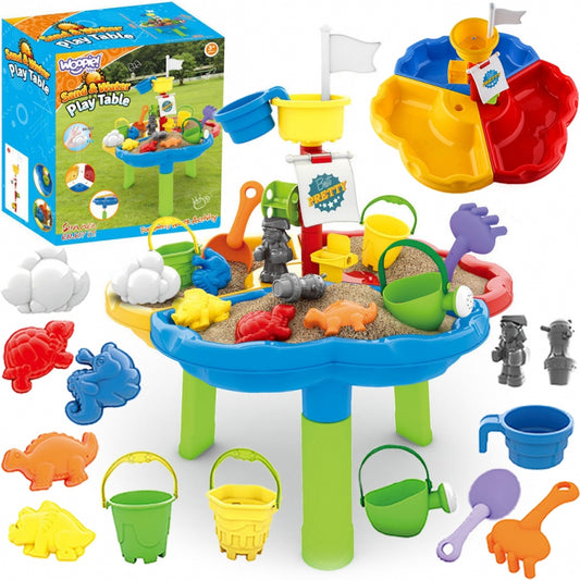 WOOPIE Speelgoed Water- en Zandtafel Piratenschip 13 stuks