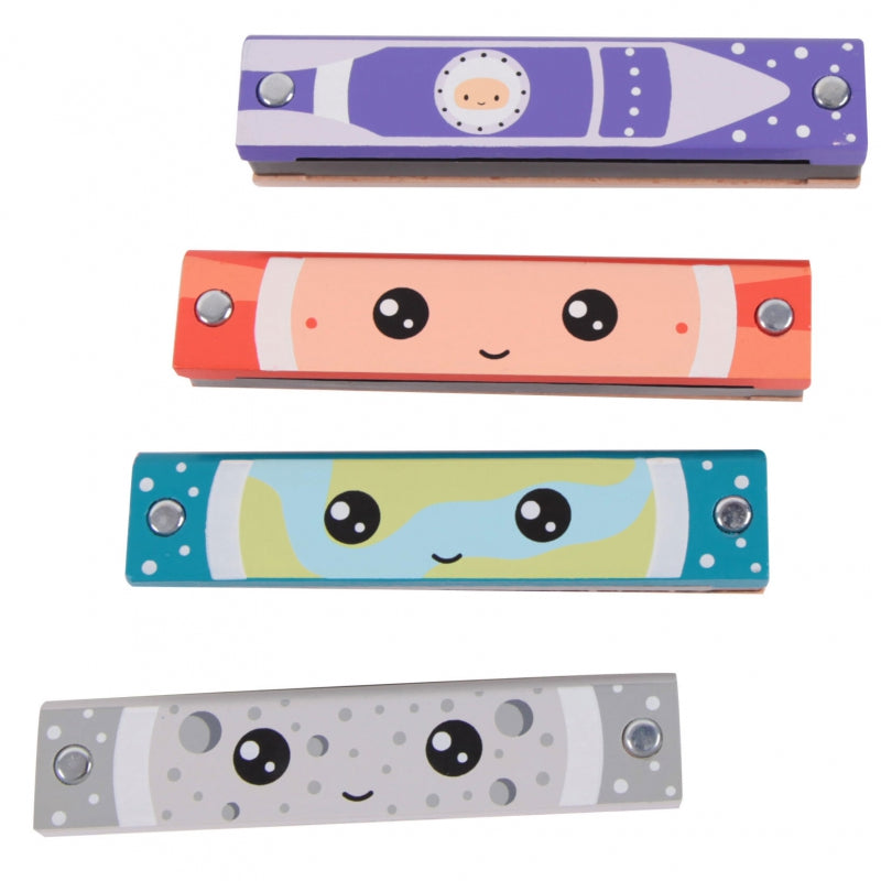CLASSIC WORLD Houten Mondharmonica voor Kinderen - 1 stuk