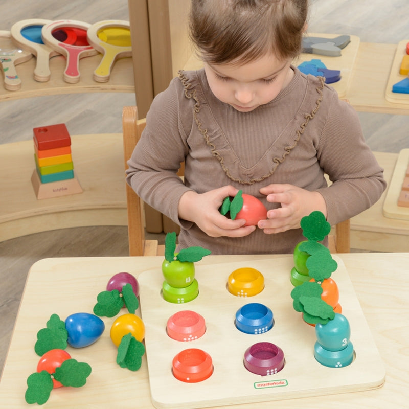 MASTERKIDZ Groenten Educatief Leerbord - Leren met Cijfers & Kleuren