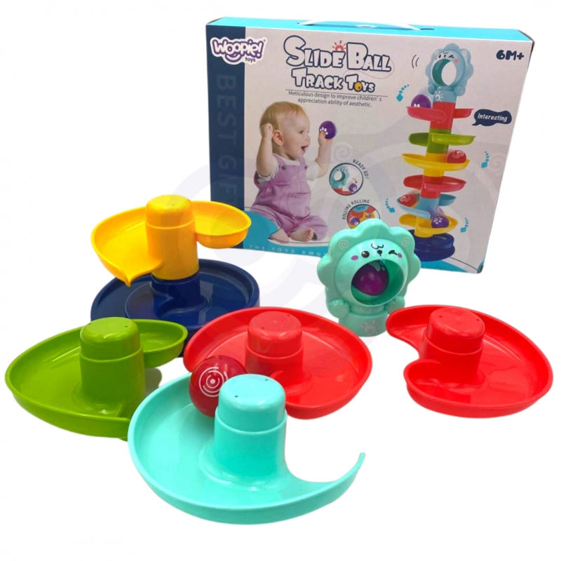 WOOPIE BABY Kogelbaan, spiraalbaan inclusief 2 Ballen