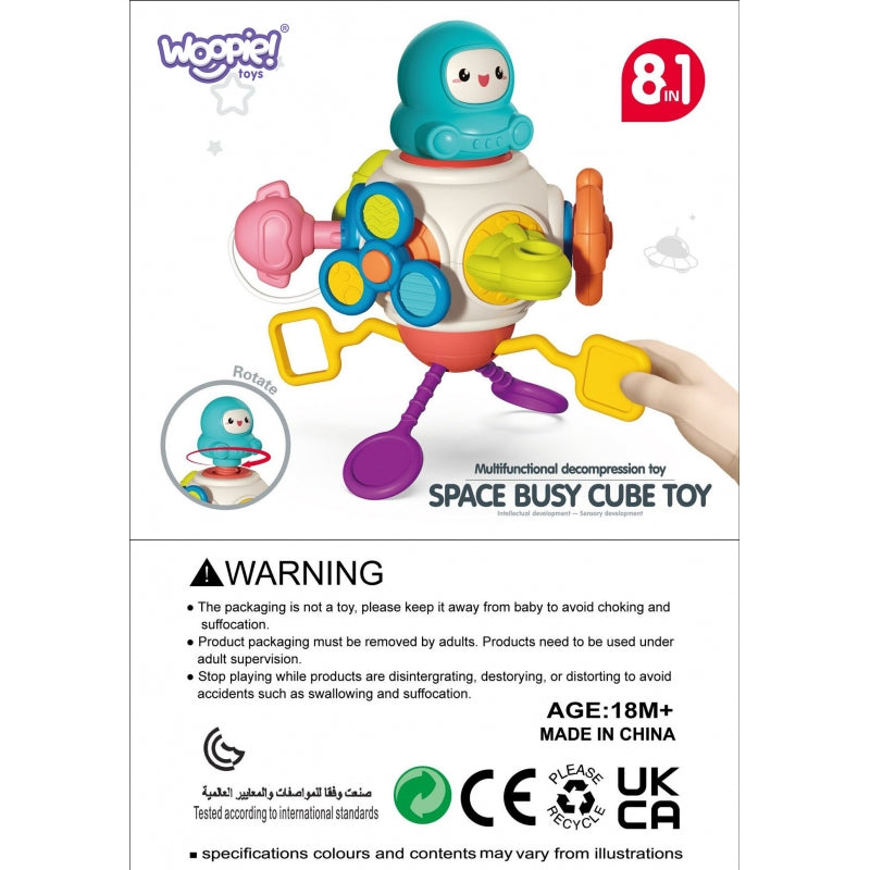 WOOPIE BABY Sensorische speelgoed Kubus - Montessori speelgoed