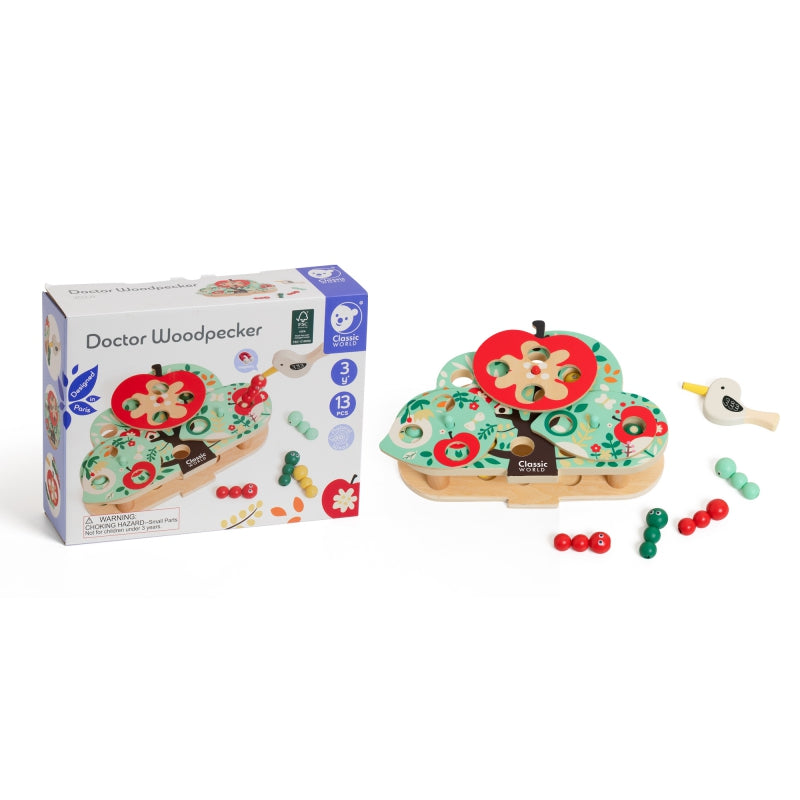 CLASSIC WORLD Magnetisch Behendigheidsspel Vang het Beestje 16 stuks