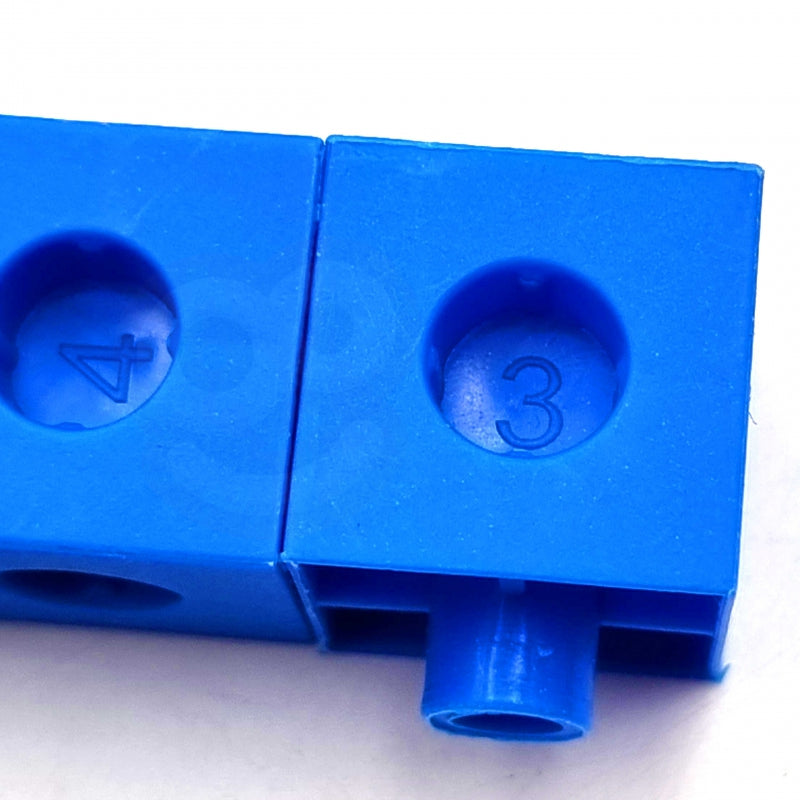 WOOPIE Wiskunde Puzzelspel Constructieblokken + Patronen - 148 stuks
