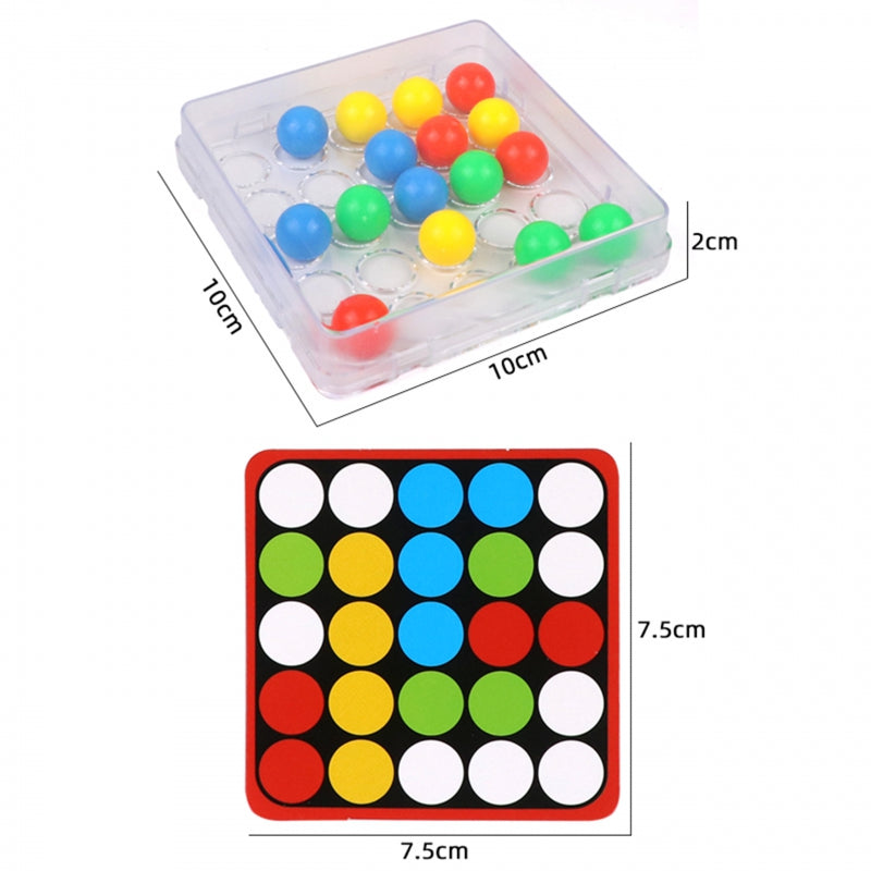 WOOPIE Snelle Vingertjes spel, Match de kleuren van de kaartjes Behendigheidsspel