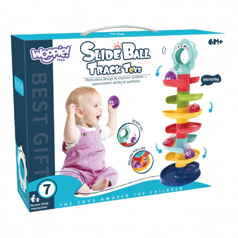 WOOPIE BABY Kogelbaan, spiraalbaan inclusief 2 Ballen