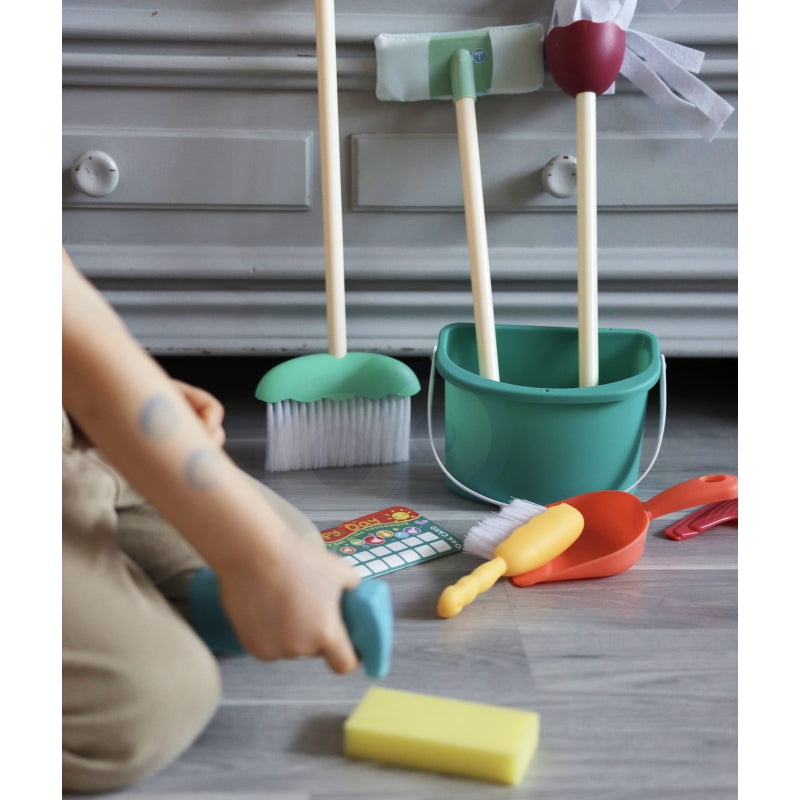 WOOPIE Speelgoed Schoonmaakset, Opruimset voor Kinderen 12 stuks